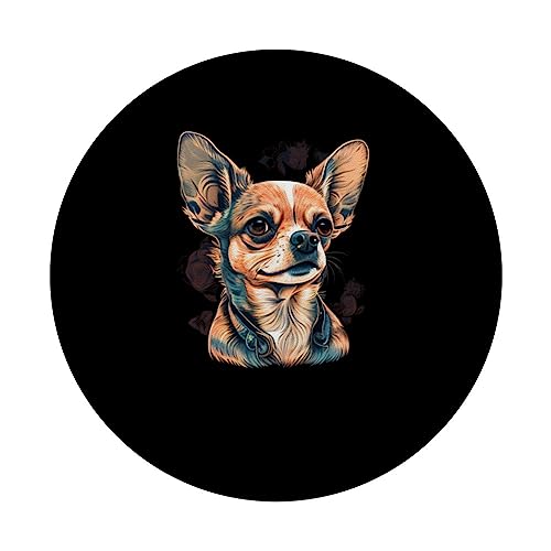 Chihuahua | Maman Chien Drôle Mignon Beau Motif PopSockets PopGrip Interchangeable – vue 3