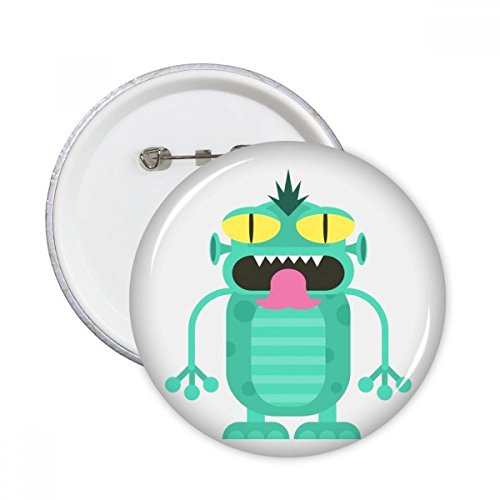 Badge Alien Bouton Rond en lot de 5 pièces à offrir en cadeau pour amateurs d'espace