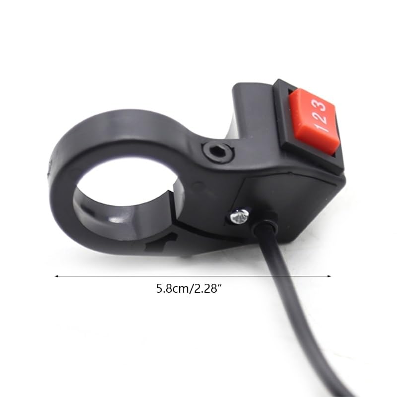 Bouton commande 3 vitesses moto idéal pour vos road trips et trajets de nuit - 6