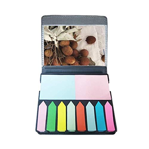 Boîte à marque-page fruits tropicaux étui de rangement en carton pour signets colorés