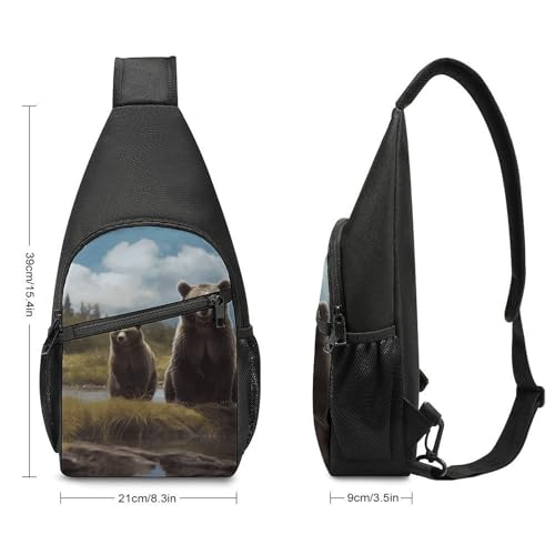 Bolso bandolera ligero de poliéster para senderismo miniatura 2