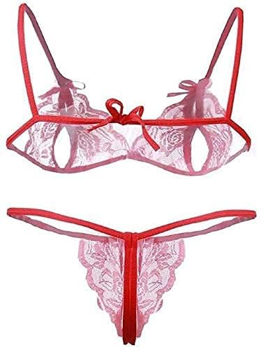 Image of SunFlux Women's Babydoll Nightwear, Babydoll Undergarments,Women's Honeymoon Dress, Women's Transparent Night Dress, Women's Nighty