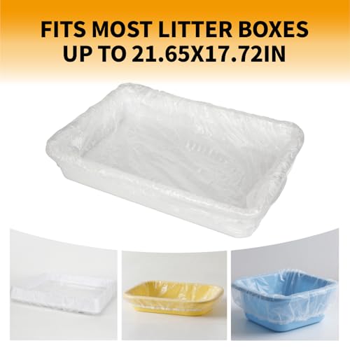 BESNEW Small Animal Bedding & Litter,50 pcs Disposable Rabbit Cage Liner Bags 3s Quick Clean for Bunny Cat Guinea Pig Ferret Chinchilla — view 5