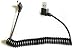 Robotjoy Coiled USB 2.0 Type A to Mini-B USB Cable w/ Right Angle Connectors