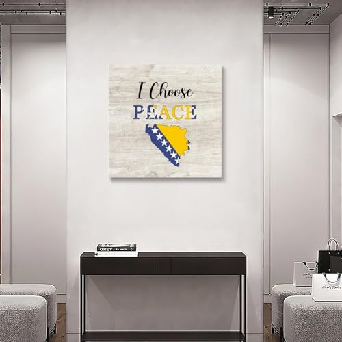 Pintura artística para pared con diseño de Bosnia y Herzegovina Yelolyio para el hogar 6