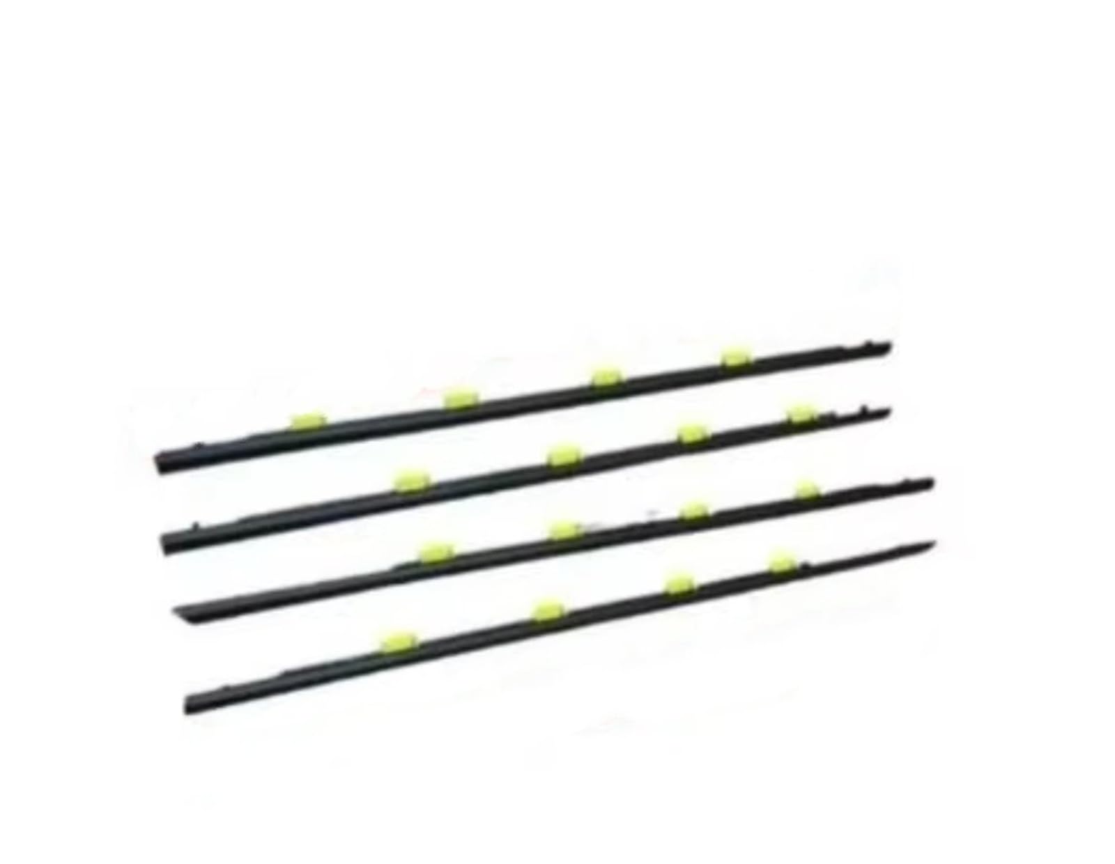 Iukmrt One Color For Civic Sedan For Ek4 1996-1998 72450-S04-003 Window Glass Rubber 4 Pieces Outside Moulding Weatherstrip Car Door Seal Protector
