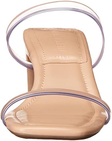 Anne Klein Women's Jayla Heeled Sandal, Natural, 10 | Image 1