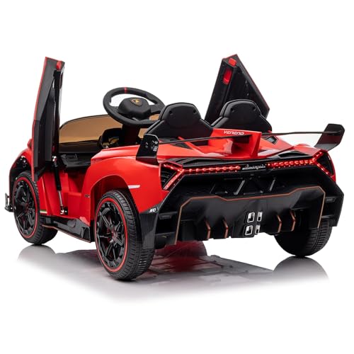 Voiture électrique pour enfants Lambo Veneno 12V avec télécommande et phares LED