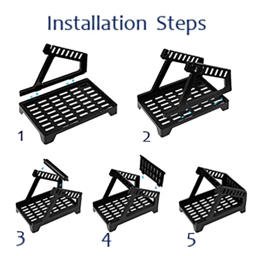 Millaass Label Holder, Thermal Label Holder For Rolls And Fan-Fold Labels, Shipping Label Roll Holder,Work With Desktop Label Printer For Office And Home (Black) #TOP3