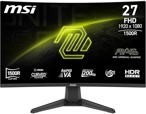 MSI MAG 276CFA E20 écran Gaming incurvé FHD de 27" - Dalle Rapid ...