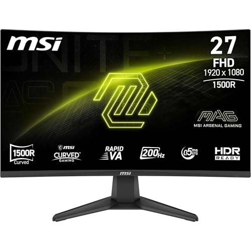 MSI MAG 276CF E20 Display Gaming curvo FHD da 27"