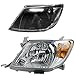 Compatible for Toyota Hilux Vigo 2005~2008 Transparent Headlamp Lamp Shade Headlight Shell Lens Plexiglass Replace The Original Lampshade(Left)