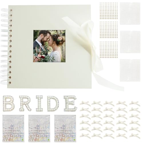 8 x 8 Inch Wedding Scrapbook,Letters To The Bride Scrapbook,