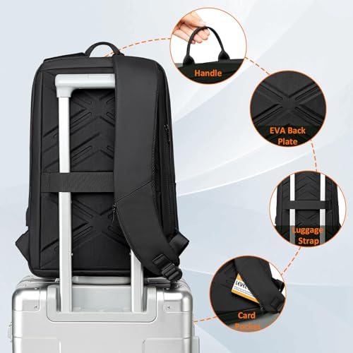 FENRUIEN Slim Laptop Backpack