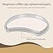 Coffee Machine Water Tank Lid for Nespresso Vertuo Next Krups Coffee Machine XN9105 XN910B XN910C XN910N XN911B Compatible With Nespresso Vertuo Coffee Machine Lid (2 pack)