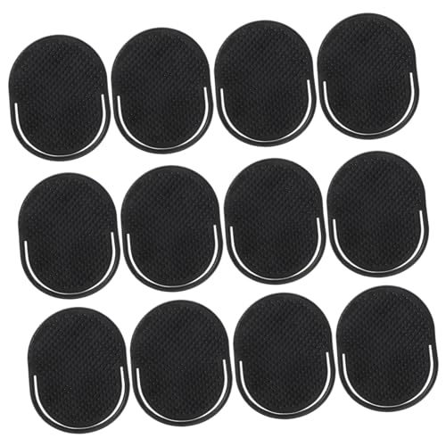 PATKAW 12 Piezas peine de masaje de dedos peine masajeador peine de masaje para hombres Black