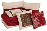 Madison Park Palmer 7 Piece Comforter Set Red Queen