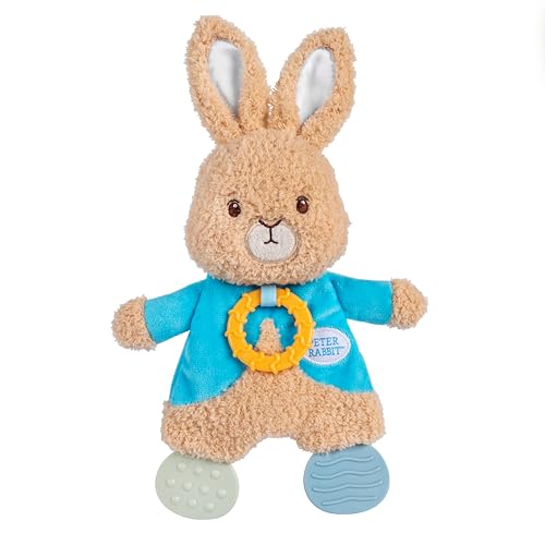 Image of Kids Preferred Beatrix Potter Peter Rabbit Flat Sensory Blanky Interactive Baby Teether Toy with Crinkle Sounds, Soft Textures, Bright Colors, and BPA-Free Materials for Safe and Fun Sensory Play