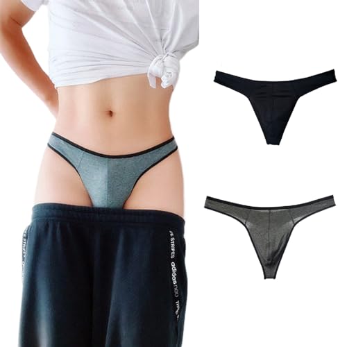 Men's Cotton Thong Sexy T-back Sport Breathable Seamless