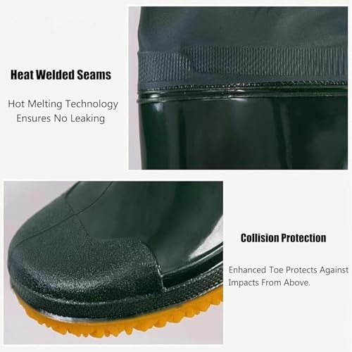 Botas de PVC impermeables ligeras para caza pesca hombre y mujer 6