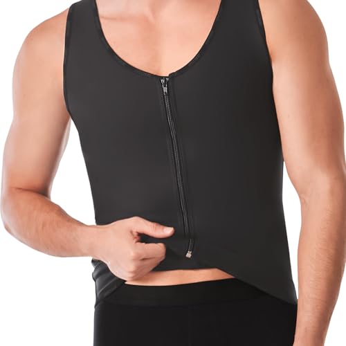 Ann Chery 2034 Men’s Powernet Compression Vest | Abdominal Control, Back Support, and Posture Correction | Men’s Shapewear3