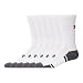 Under Armour Resistor 3.0 Crew Athletic Socks (6 Pack), White/Graphite, Large