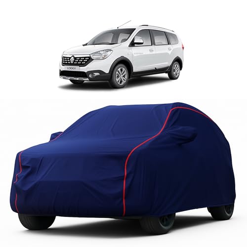 Image of Heavy-Duty Car Cover for Compatible with Renault Lodgy (2015 to 2025 All Models) Deluxe Car Protection Cover - Waterproof & UV-Resistant All-Season Exterior Protection