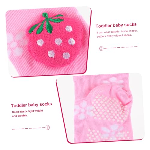 VANZACK Non Slip Cotton Socks Warm Floor Socks for Boys Months Skid Silicone Grip Soft for Indoor Outdoor Use4