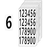 Dimensions pratiques de 76 millimètres de hauteur assurant une bonne visibilité à distance moyenne. Cette taille rend les chiffres suffisamment grands pour être lus de plusieurs mètres tout en restant adaptés à l'affichage sur des objets de taille courante. Les proportions équilibrées de chaque chiffre garantissent une apparence professionnelle et cohérente.