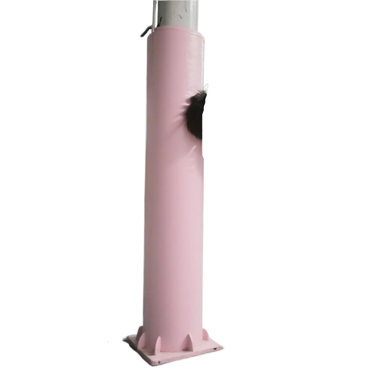 Nakładka na kij do koszykówki 180 cm – Amortyzująca podkładka pod kolumnę – Pasuje do słupków o średnicy od 2 do 8 cali(Pink,30cm)