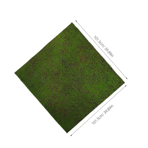 Césped artificial verde para modelismo alfombra SHOWERORO resistente exterior interior 3