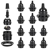 🔹【Design Classique】La douille E27 est appréciée pour son design sobre, classique et rétro. Son aspect noir s'intègre harmonieusement à divers styles d'intérieur, idéale pour les projets DIY ou le remplacement de douilles existantes.