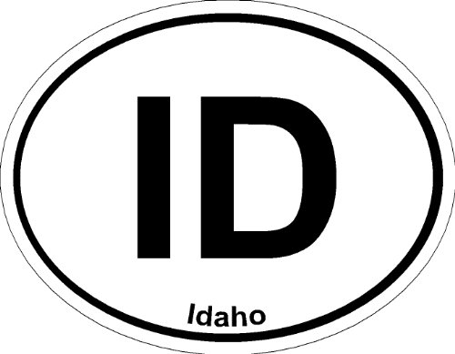 Oval (Idaho); State Bumper Sticker