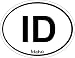 Oval (Idaho); State Bumper Sticker