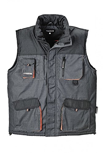 Terratrend Job 4300-XL-6310 Herren Weste Größe XL in dunkelgrau/schwarz, X-Large Cover