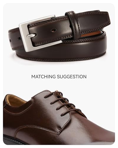Image of CHAOREN Mens Belts Leather Gift for Men - Ideal Match for Mens Dress Shoes