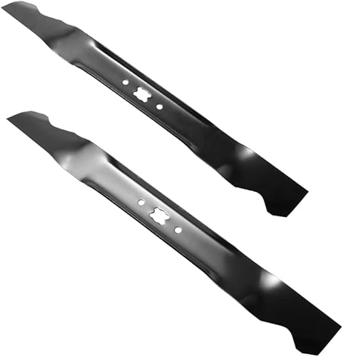 Miniatura 6 de Cluparis 942-0741A - Juego de 2 cuchillas de corte para cortacésped de 21 pulgadas, compatibles con MTDCub CadetTroy-Bilt reemplaza 742-04100,