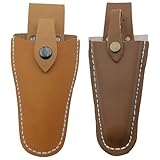 Pruner Holster,Garden Leather Hanging Pouch with Safety Lock for Hanging Pruning...