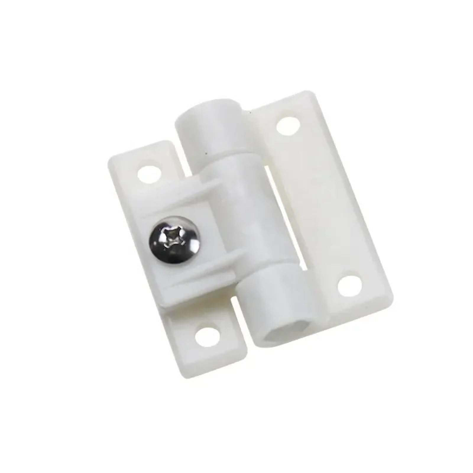 Kdhcvkz White 1Pcs Black Plastic Damping Hinges Adjustable Torque Cabinets And Furniture(White)