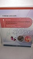CHEM 203/205 An Introduction to Chemical Systems in Laboratory 0738068004 Book Cover