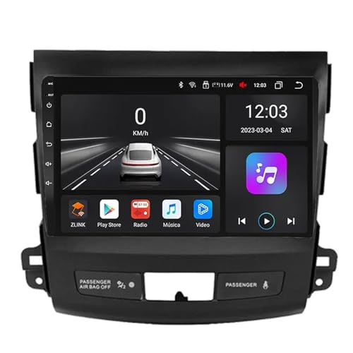 Autoradio Android Mitsubishi Outlander 2005-2011 écran tactile Bluetooth GPS Wi-Fi