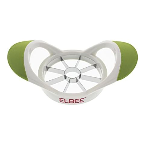 Elbee Apple Corer - Comfortable Grip Apple Slicer - Quality Stainless Steel Blade Makes 8 Slices Cover
