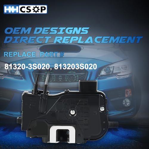 Image of Front Right Passenger Side Door Lock Actuator for Hyundai Sonata 2011-2015 | Compatible with 2011 2012 2013 2014 2015 Hyundai Sonata, Front Passenger Side Door Latch Assembly, 813203S020 81320-3S020