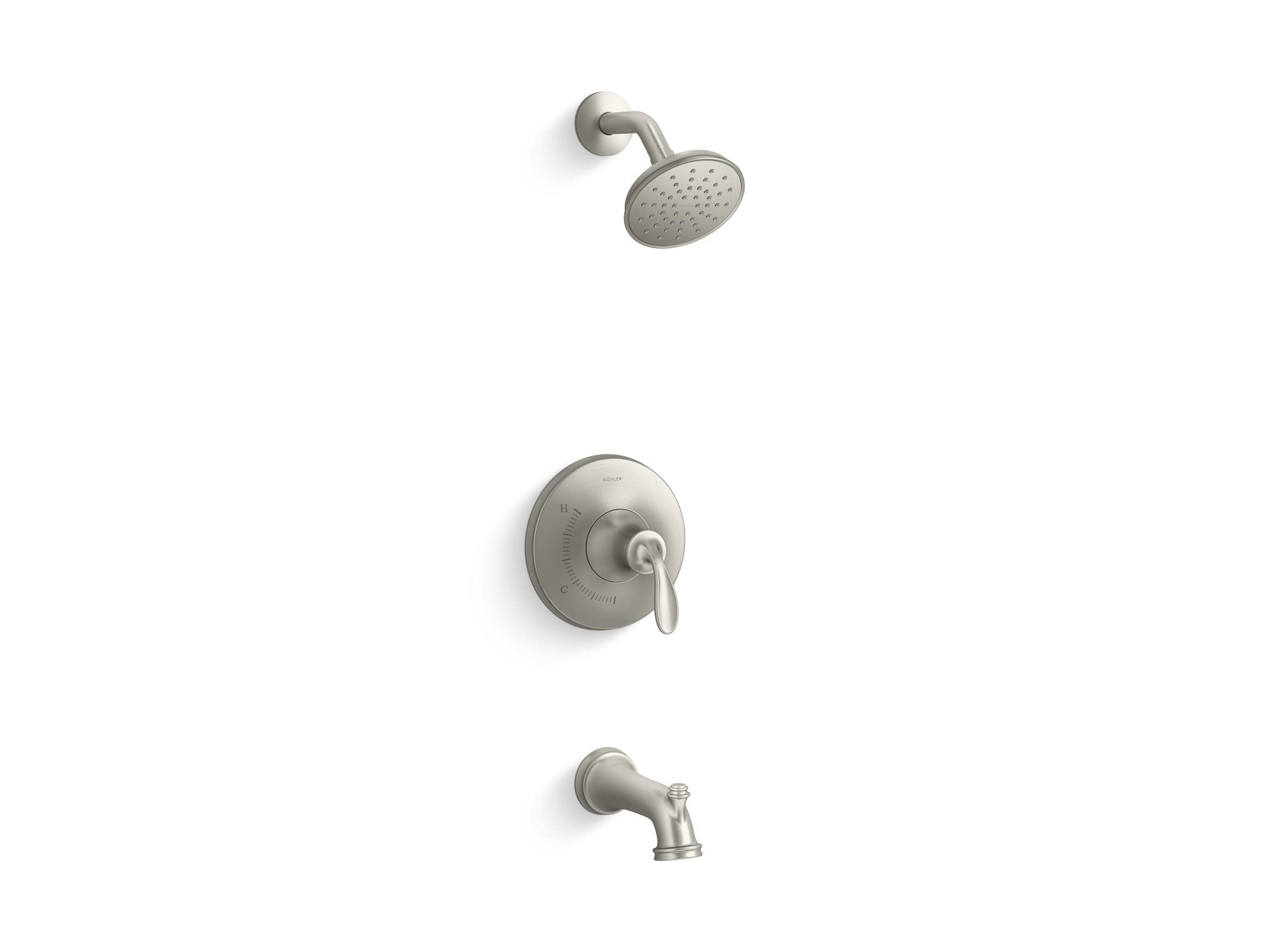 Mitigeur de douche Bellera TS27381-4G-BN en nickel brossé