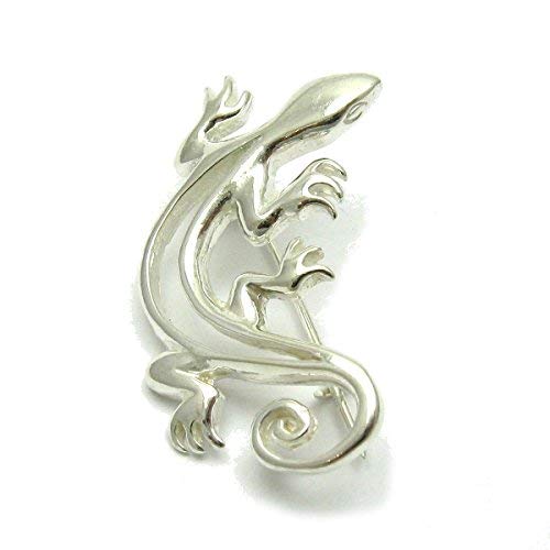 Broche lézard en argent 925 Empress un bijou haut de gamme