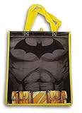 Tree House Studio Character Reusable Shopping Tote Bag for Kids and Adults (Bat Man Armor)