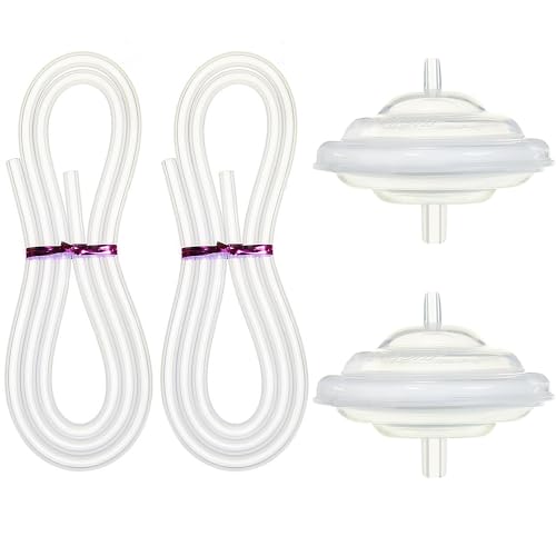 Image of PumpMom Backflow Protector and Tubing, Replacement Breast Pump Parts for Spectra S1 Spectra S2 Spectra 9 Plus (Not Original Spectra S2 Accessories)
