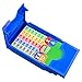 Time Walker Set of 4 Sky Blue Plastic Partner Bridge Bidding Boxes with Scoring Cards Card Games Bid Device