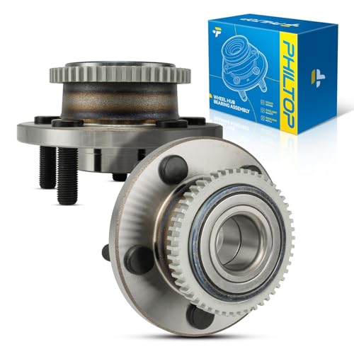 Image of PHILTOP 513346 2X Front Wheel Bearing Hub Assembly for Ford Mustang