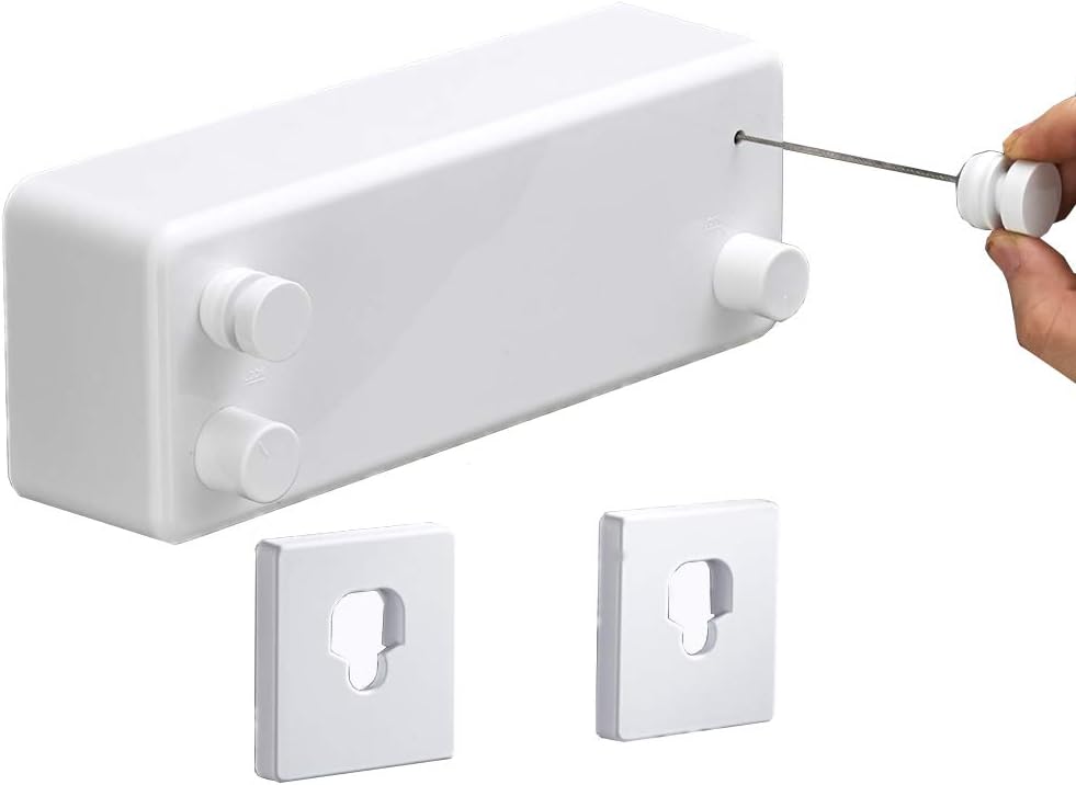 Cabilock Corde à Linge Rétractable Avec Ventouse Pour Voyage